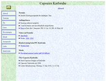 Tablet Screenshot of kapoeira.de